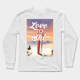 Love to Ski Long Sleeve T-Shirt